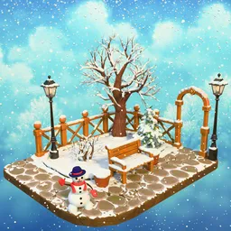 Stylized Winter Park