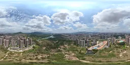 Highsky old building green forest