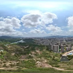 Highsky old building green forest