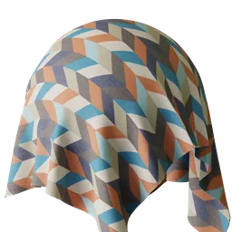 Geometric Multicoloured Print