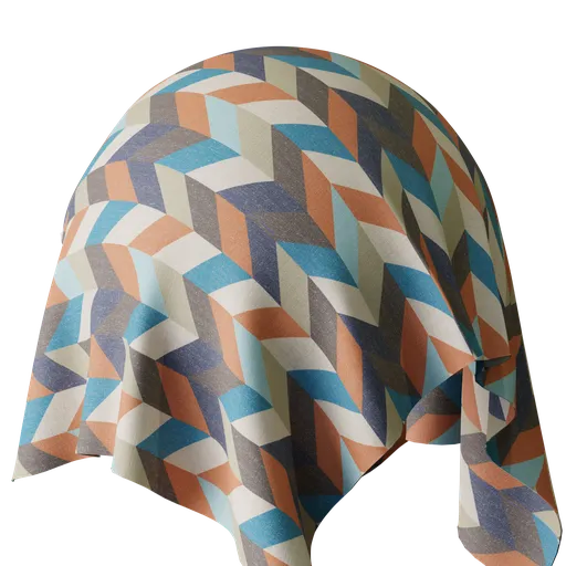 Geometric Multicoloured Print