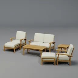 Outdoor lounge set