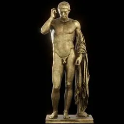 statue of Brass germanicus