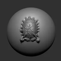 3D sculpting brush for Blender creating veiny textures on alien creature models.