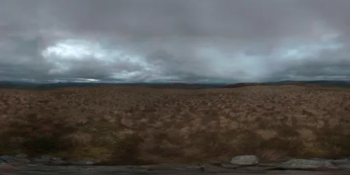 Overcast Scottish Mountain