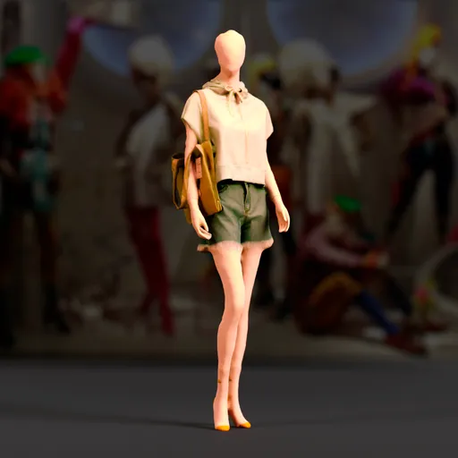 Mannequin store women's clothing store
