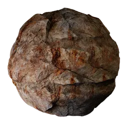 Rugged Rock Cliff Material