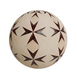 Octagram star parquet