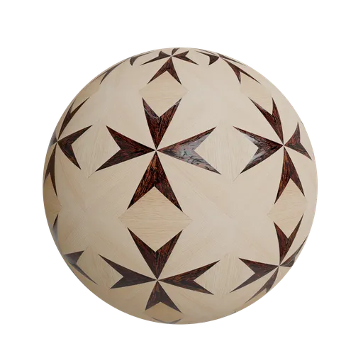 Octagram star parquet