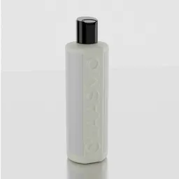Cosmetics conditioner white bg setup