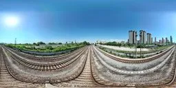 Sunshine Bluesky Old Train Station