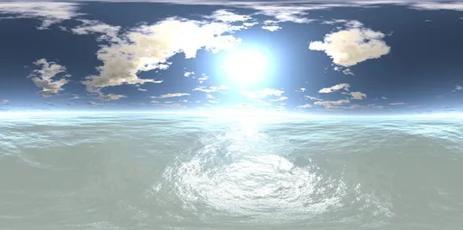 Cloud Sunshine Sea