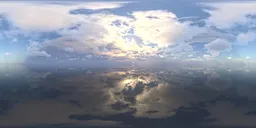 Real cloudy blue sky