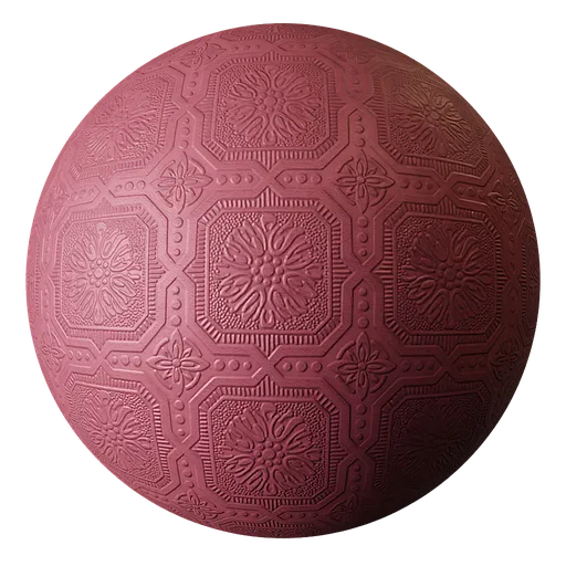 Wallpaper Anaglypta Dark Pink