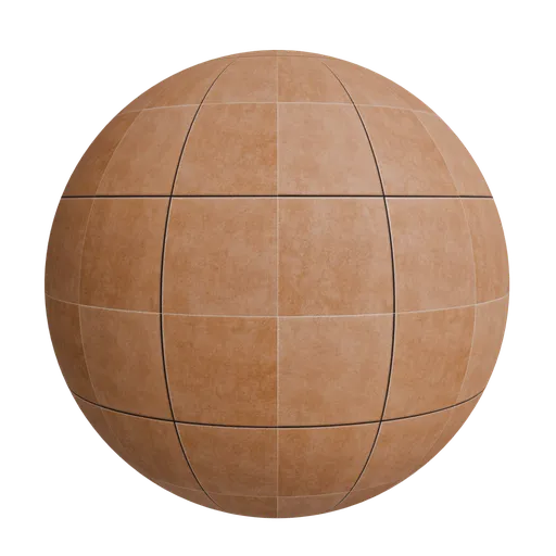 Terracotta floor tiles