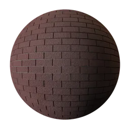 High-quality seamless PBR brick texture for 3D modeling in Blender, perfect for architectural visualizations.