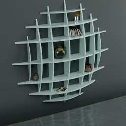 Circular BookCase Shelf