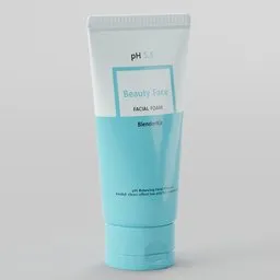 Modern Cosmetic Facial Foam Tube