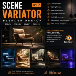 Scene Variator v1.7 — Controlled Scene Variations