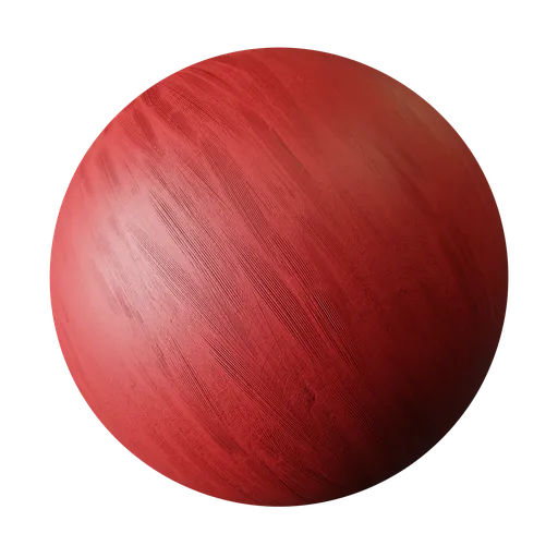 Brushed paint red