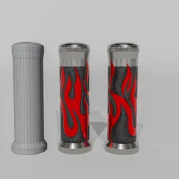 Fancy Bike Grips Low Poly