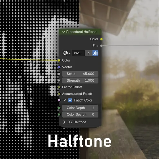 Procedural Halftone