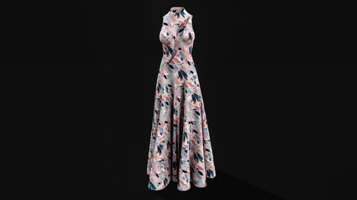 Elegant Floral Dress