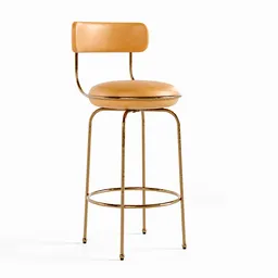 Bess Backed Swivel Counter Stool