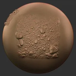 ER_Gravel Brush-Packed Pebbles