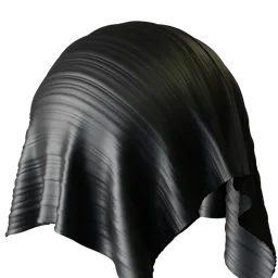 Black curtain fabric