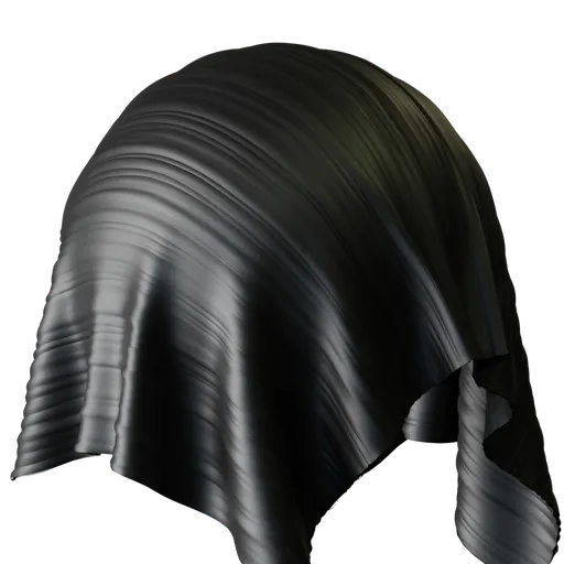 Black curtain fabric