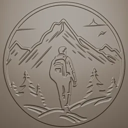 Logo for metalic sculpt