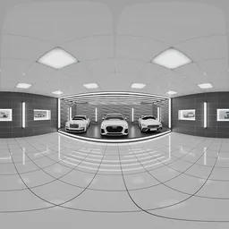 Studio Cars Light Room HDRi