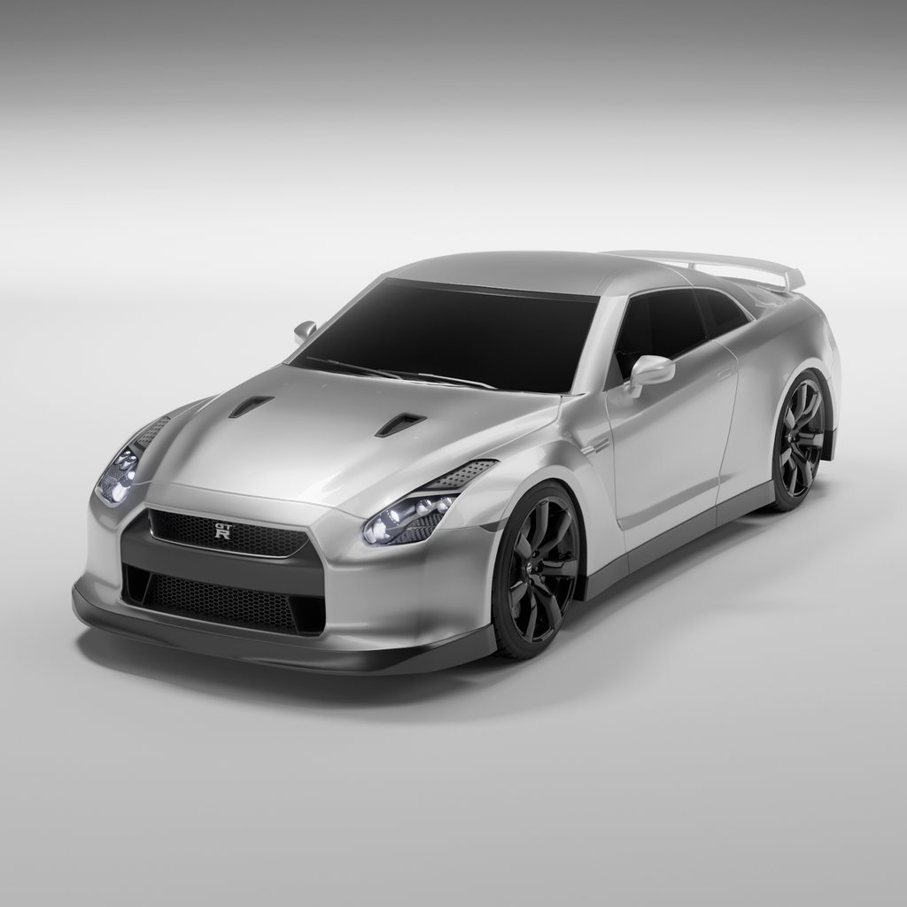 Nissan GTR R35 2008 | Luxury Cars models | Blendkit