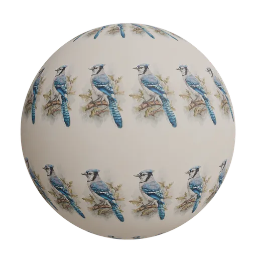 Blue Jay bird artwork