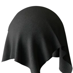 Black Checkered Fabric