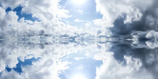 Infinite Real Sky - Sunny  Clouds Day