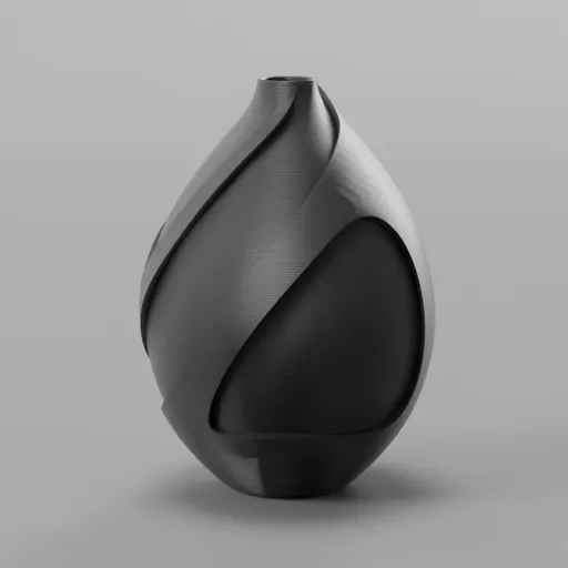 Bulb shaped vase-big counterpart