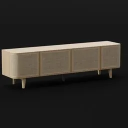 Rattan Sideboard