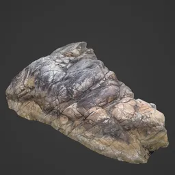 Low Poly Coastal Rocks 6