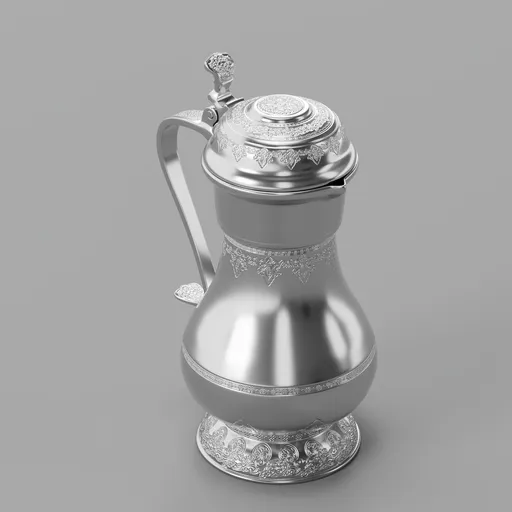 Decorated flagon