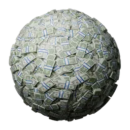 US Dollar Pile