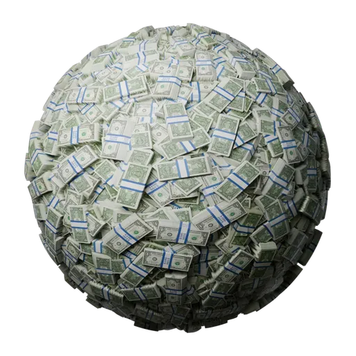 US Dollar Pile