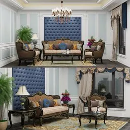 Elegant Classic Living Room