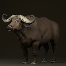 Buffalo - Rigged