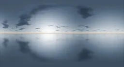 Calm Horizon Sky & Ocean Reflection