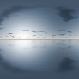 Calm Horizon Sky & Ocean Reflection