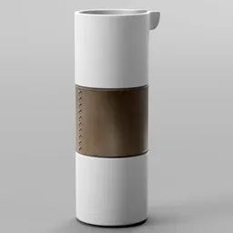 Pitcher with leather