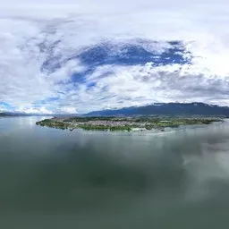 Highsky green lake cloud