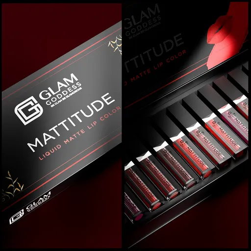 Liquid lipsticks box animation